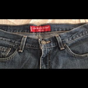 Levi’s 529 low rise straight leg men’s jeans 32x32